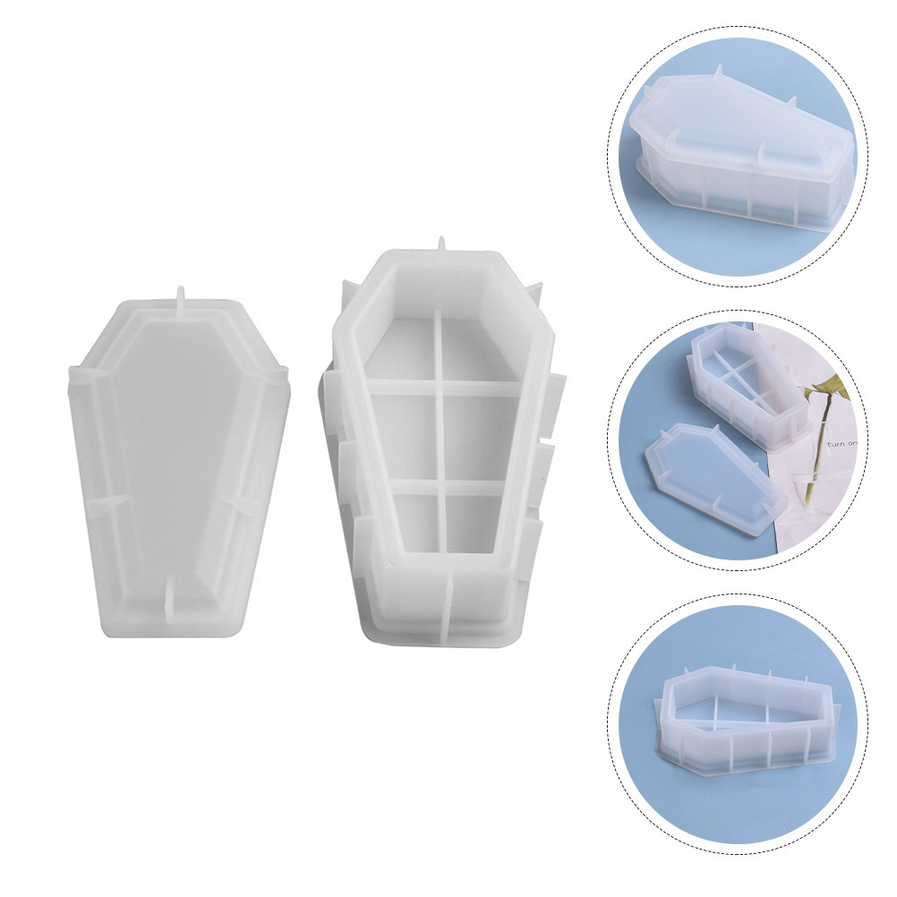 Silicone Mold Tray - 1Set Coffin Mold Tray Premium Food