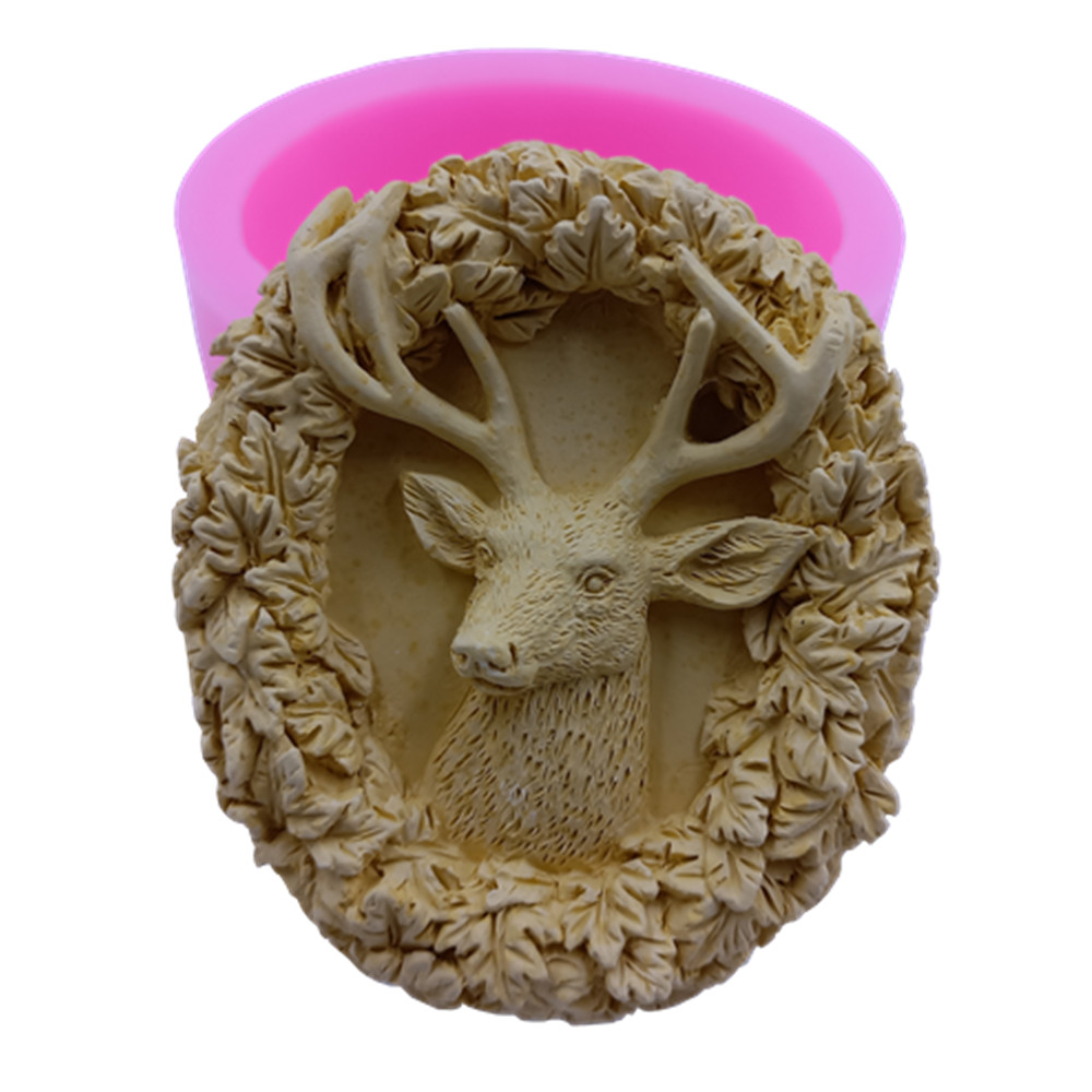 Resin Craft Ideas - Deer Design Soap Silicone Mold for