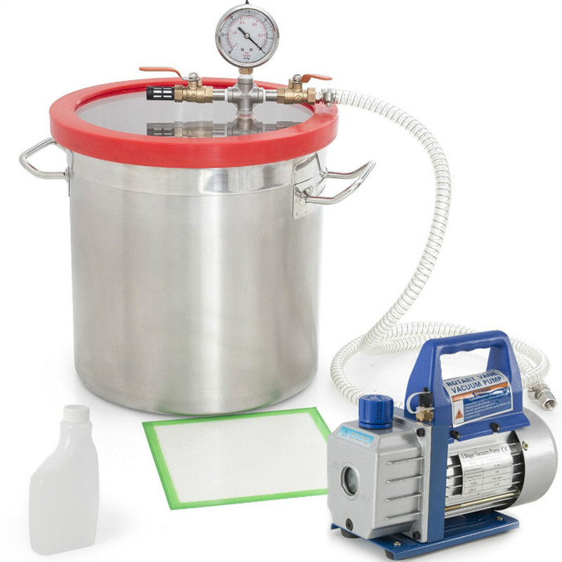 Vacuum Chamber Small - 220V RS-1 Rotary Vane Vacuum Pump