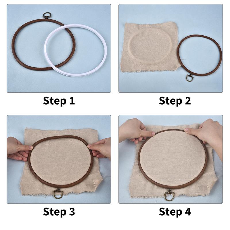 Round Oval Wooden Color Embroi - Wood Ring Blank review and price