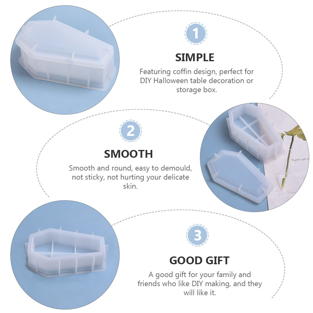 1Set Coffin Mold Tray Premium  - Silicone Mold Tray review and price