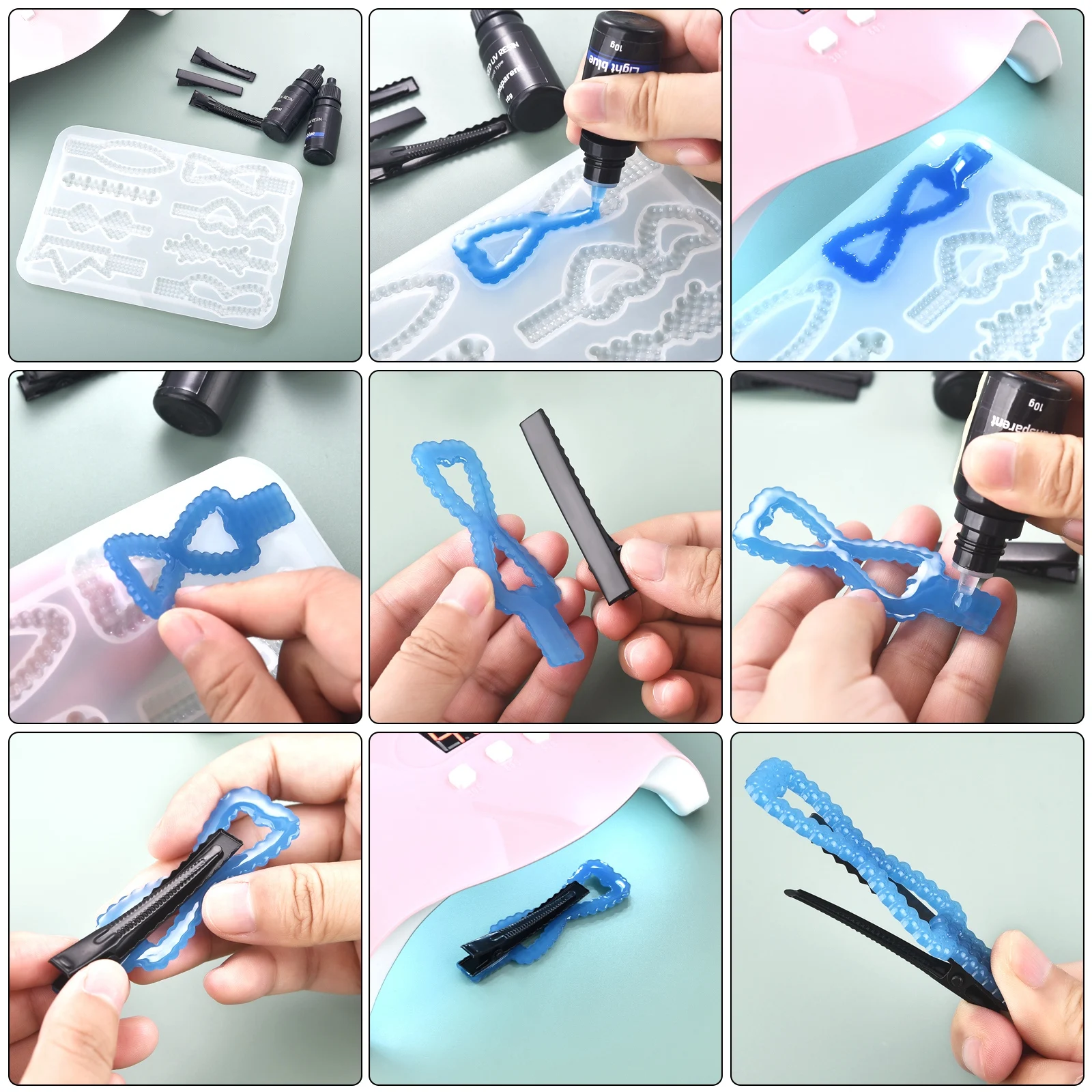 17 Colors UV Resin Glue 10ml E - Resin Craft Material review and price