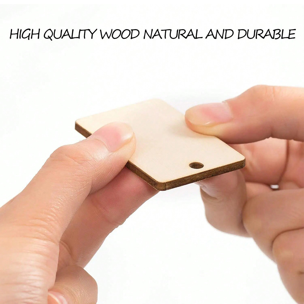 60pcs Blank Wooden Key Chains  - Wood Ring Blank review and price