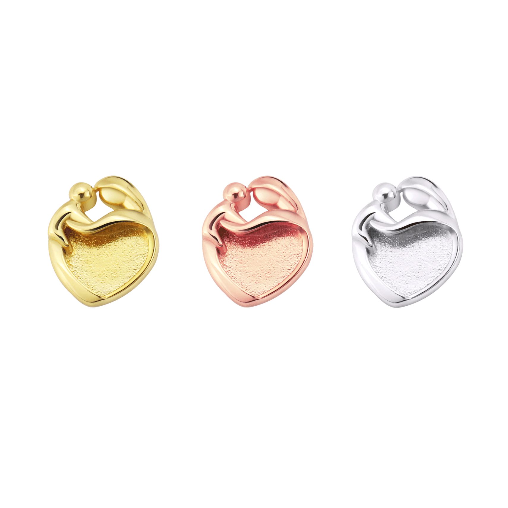 9MM Heart Bezel Settings Mothe - Bezels Set Pendant review and price