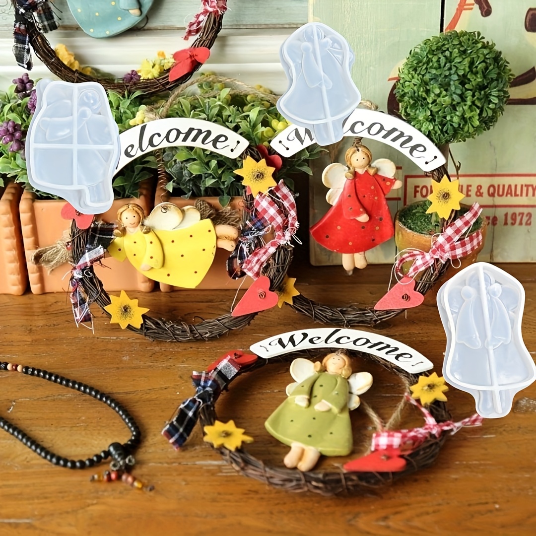 4pcs Angel Pendant Mold, Resin - Resin Craft Ideas review and price