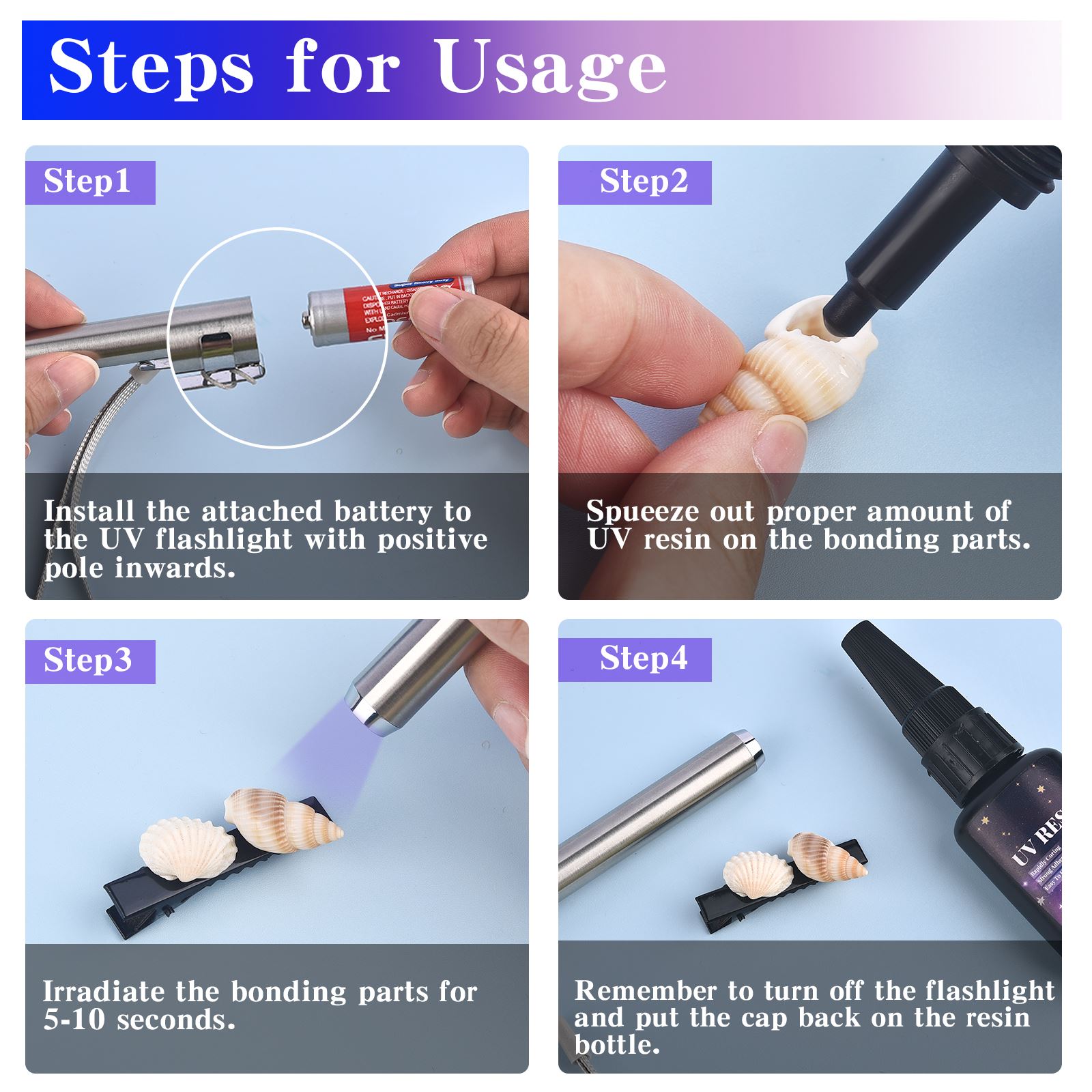 25/50/100/120/200/250g UV Fix  - Epoxy Uv Resin Kit review and price