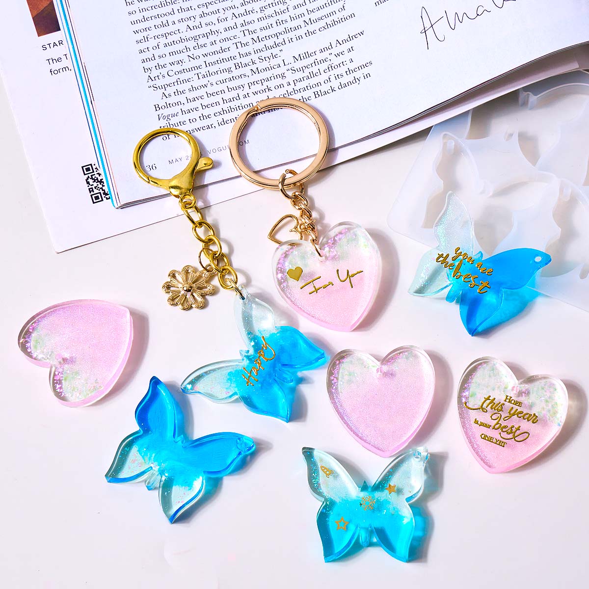 Six-hole with Holes Earring Si - Resin Craft Material review and price