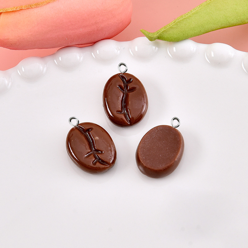 10pcs Coffee Beans Resin Penda - Resin Craft Projects review and price
