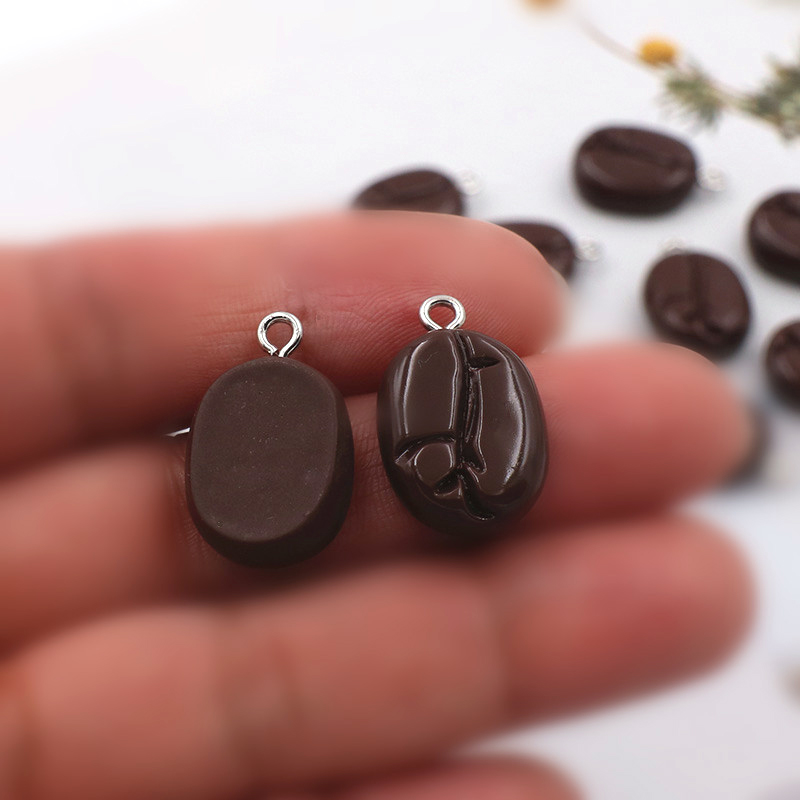 10pcs Coffee Beans Resin Penda - Resin Craft Projects review and price