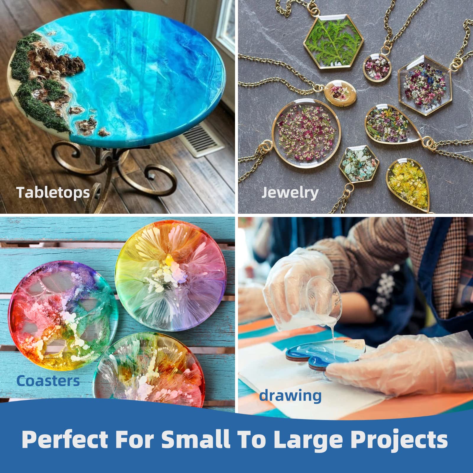 250ml-1000ml Epoxy Resin Casti - Resin Jewelry Kit review and price