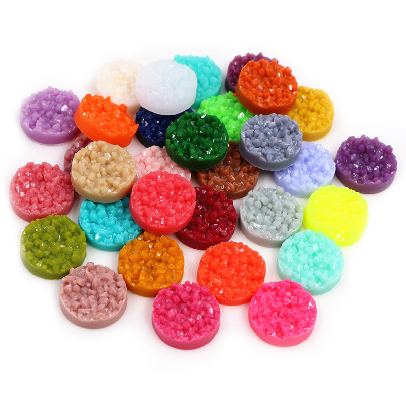 40pcs Resin Druzy Cabochons Do - Resin Craft Projects review and price