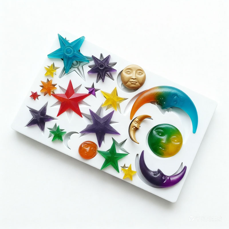 Sun Face Moon Stars Polymer Cl - Resin Craft Material review and price