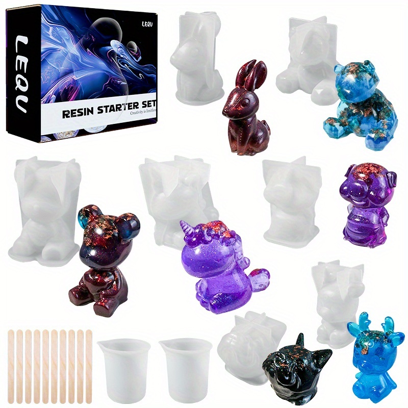 19pcs Resin-Made Mold Set, Sui - Resin Jewelry Kit review and price