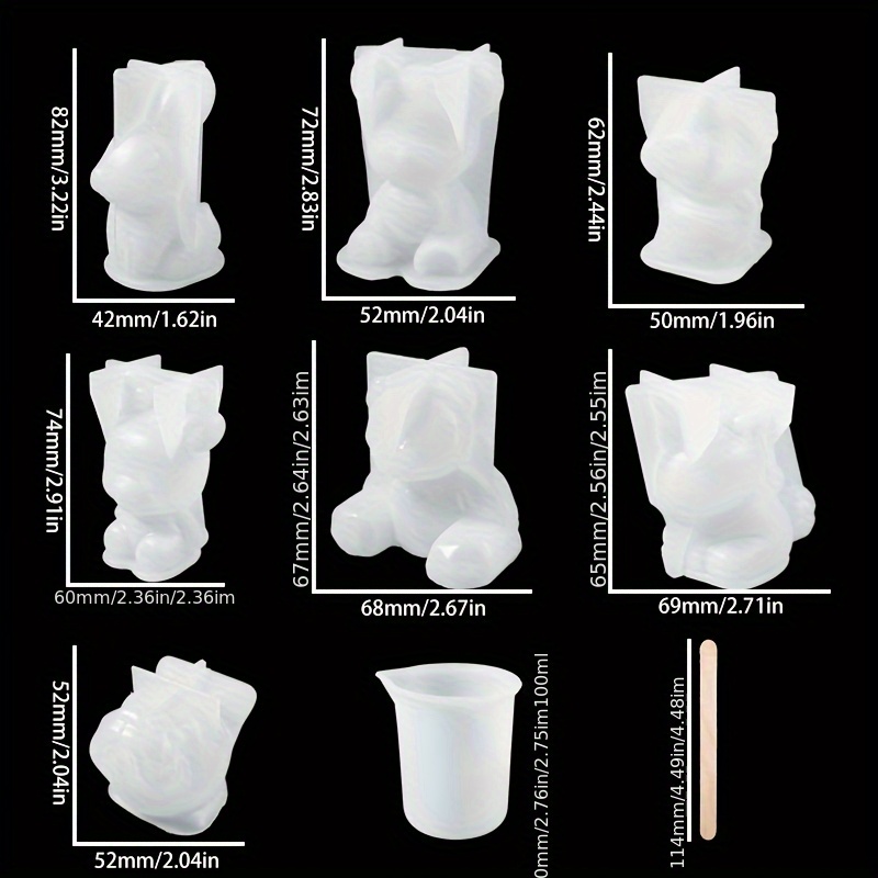 19pcs Resin-Made Mold Set, Sui - Resin Jewelry Kit review and price