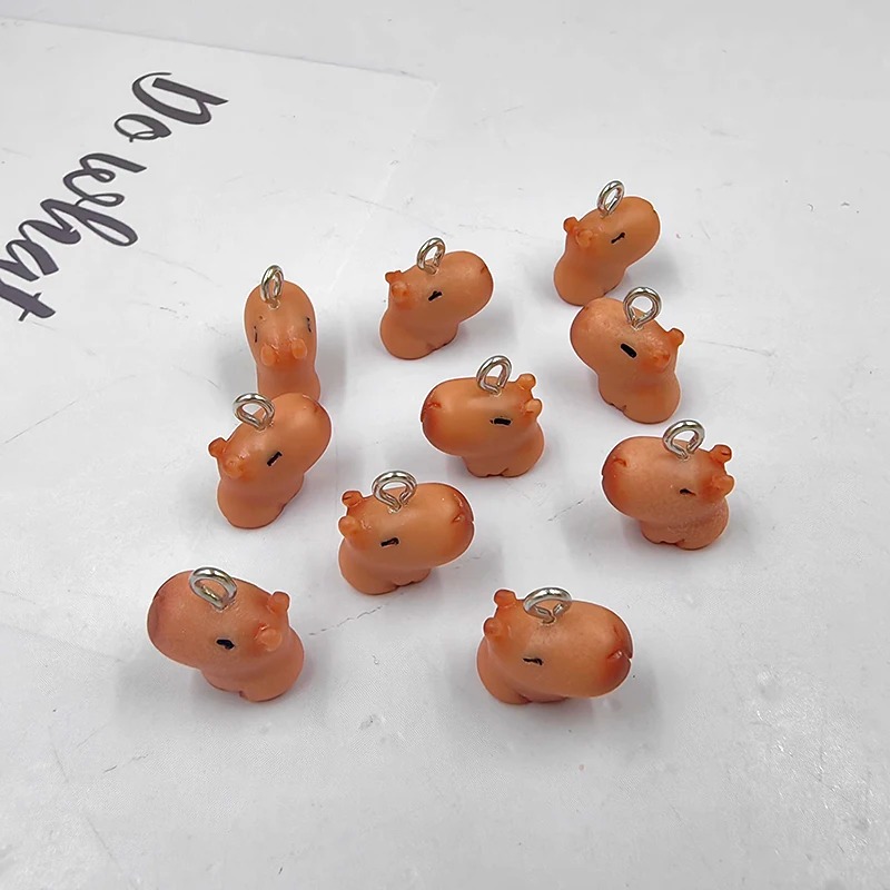 10pcs Cute Small Capybara Char - Resin Craft Projects review and price
