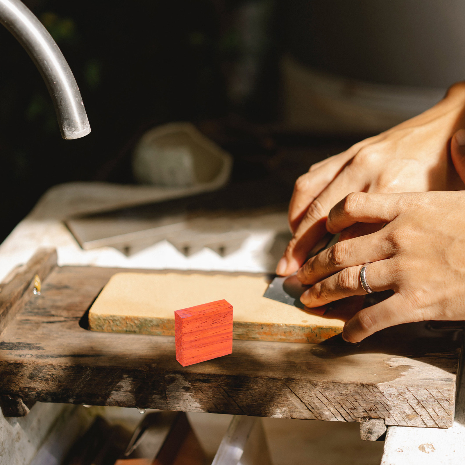 4Pcs Handmade Wooden Rings DIY - Wood Ring Blank review and price