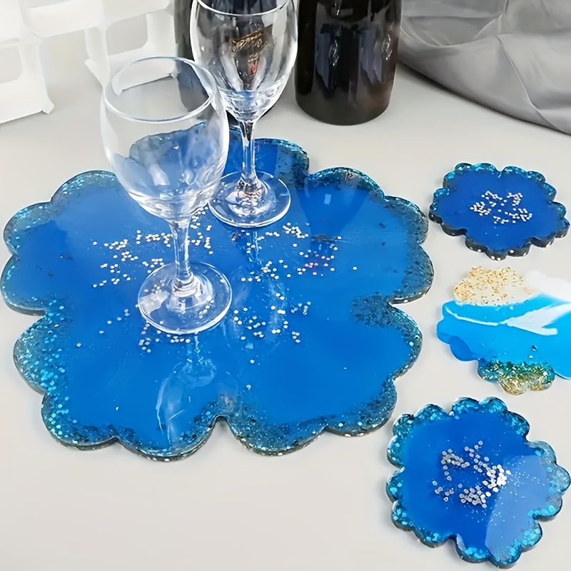5pcs Mirror Large Flower Small - Silicone Mold Tray review and price