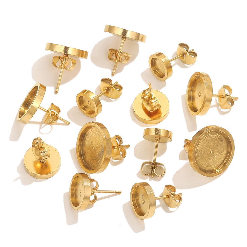 10pcs Stainless Steel Gold Ear - Resin Craft Projects review and price