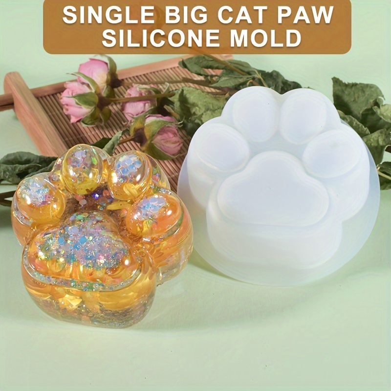 1 Large Cat Paw Silicone Mold， - Resin Craft Ideas review and price