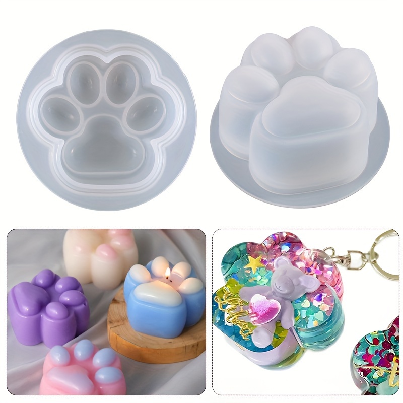 1 Large Cat Paw Silicone Mold， - Resin Craft Ideas review and price